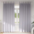 vidaXL Firany blackout z kółkami 2 pcs Metaliczny Szary 245 x 140 cm