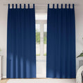 vidaXL Firany blackout z kółkami 2 pcs Ciemnoniebieski 245 x 140 cm