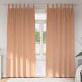 vidaXL Firany blackout z kółkami 2 pcs Jasny Brąz 245 x 140 cm