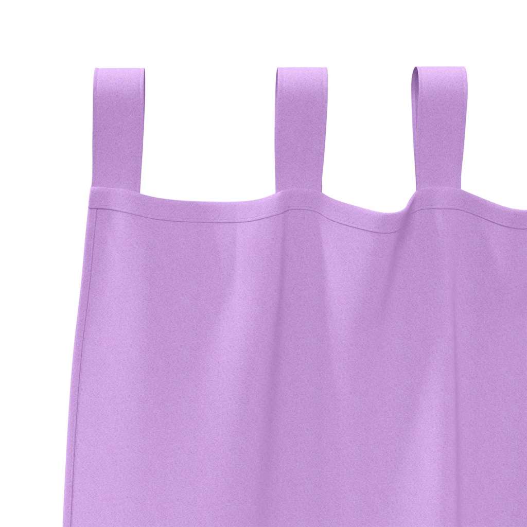 vidaXL Firany blackout z kółkami 2 pcs Fioletowy 175 x 140 cm
