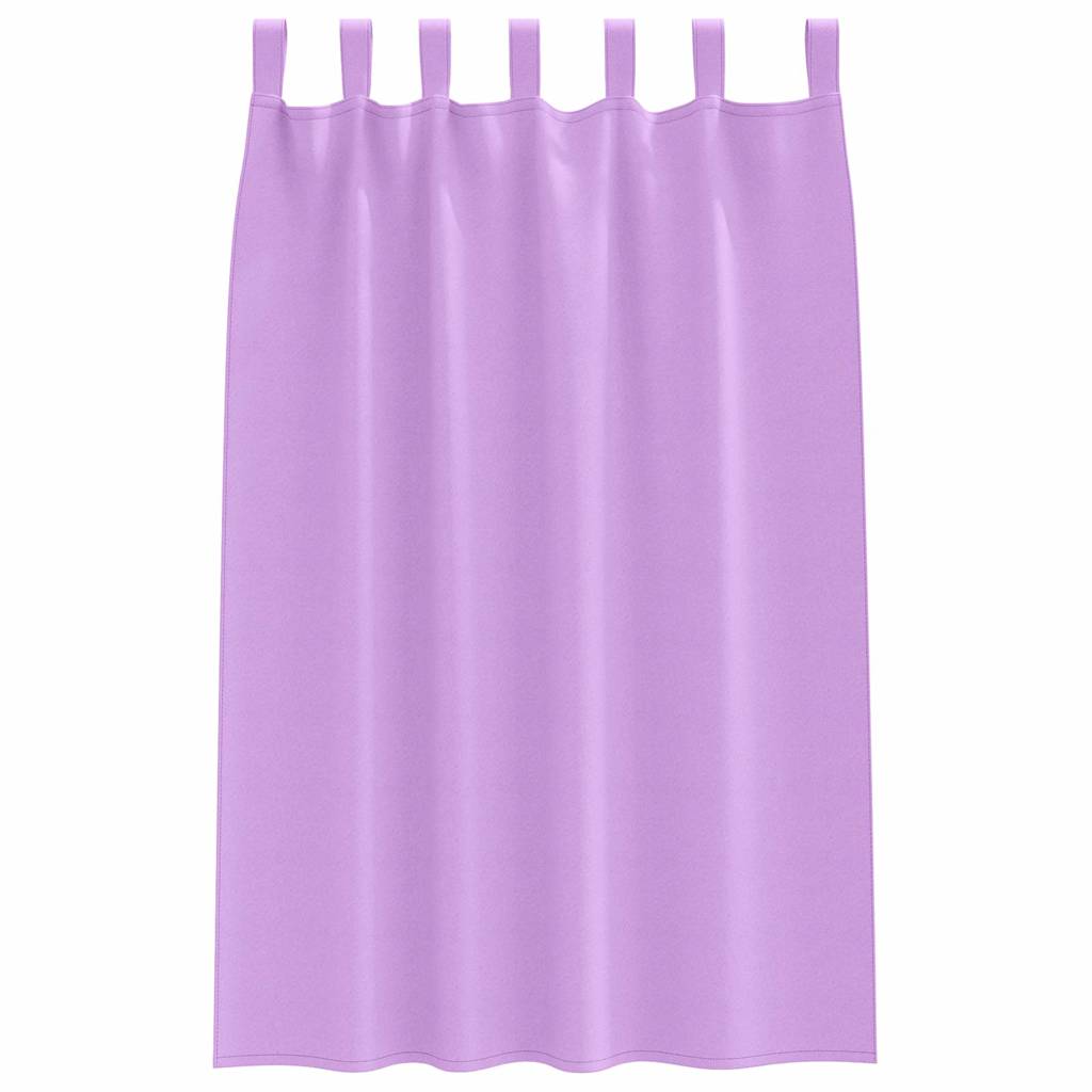 vidaXL Firany blackout z kółkami 2 pcs Fioletowy 175 x 140 cm