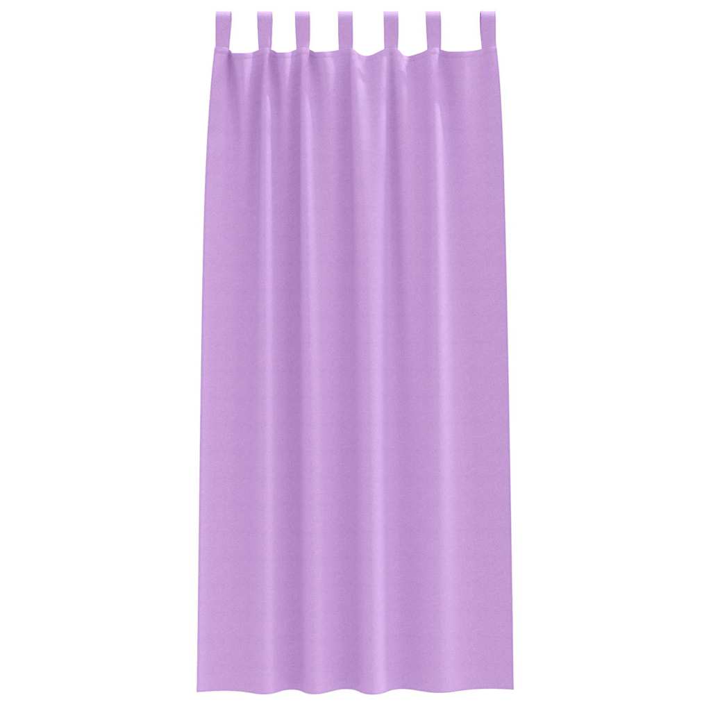 vidaXL Firany blackout z kółkami 2 pcs Fioletowy 225 x 140 cm