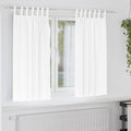 vidaXL Firany blackout z kółkami 2 pcs Czysta Biała 175 x 140 cm