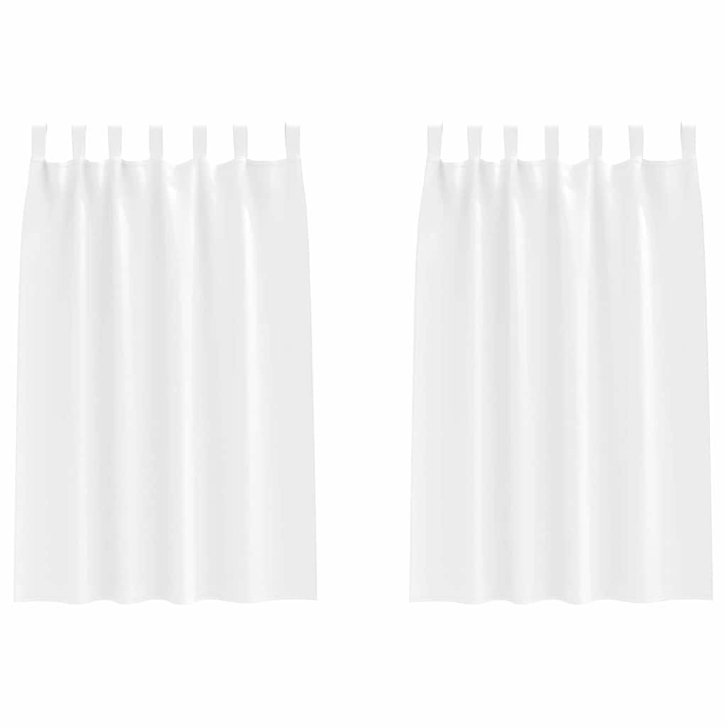 vidaXL Firany blackout z kółkami 2 pcs Czysta Biała 175 x 140 cm