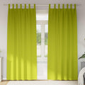 vidaXL Firany blackout z kółkami 2 pcs Zielony 260 x 140 cm Poliester