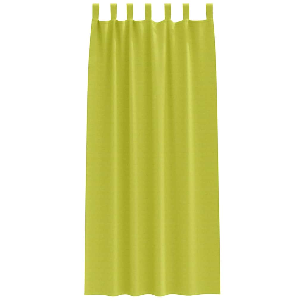 vidaXL Firany blackout z kółkami 2 pcs Zielony 260 x 140 cm Poliester