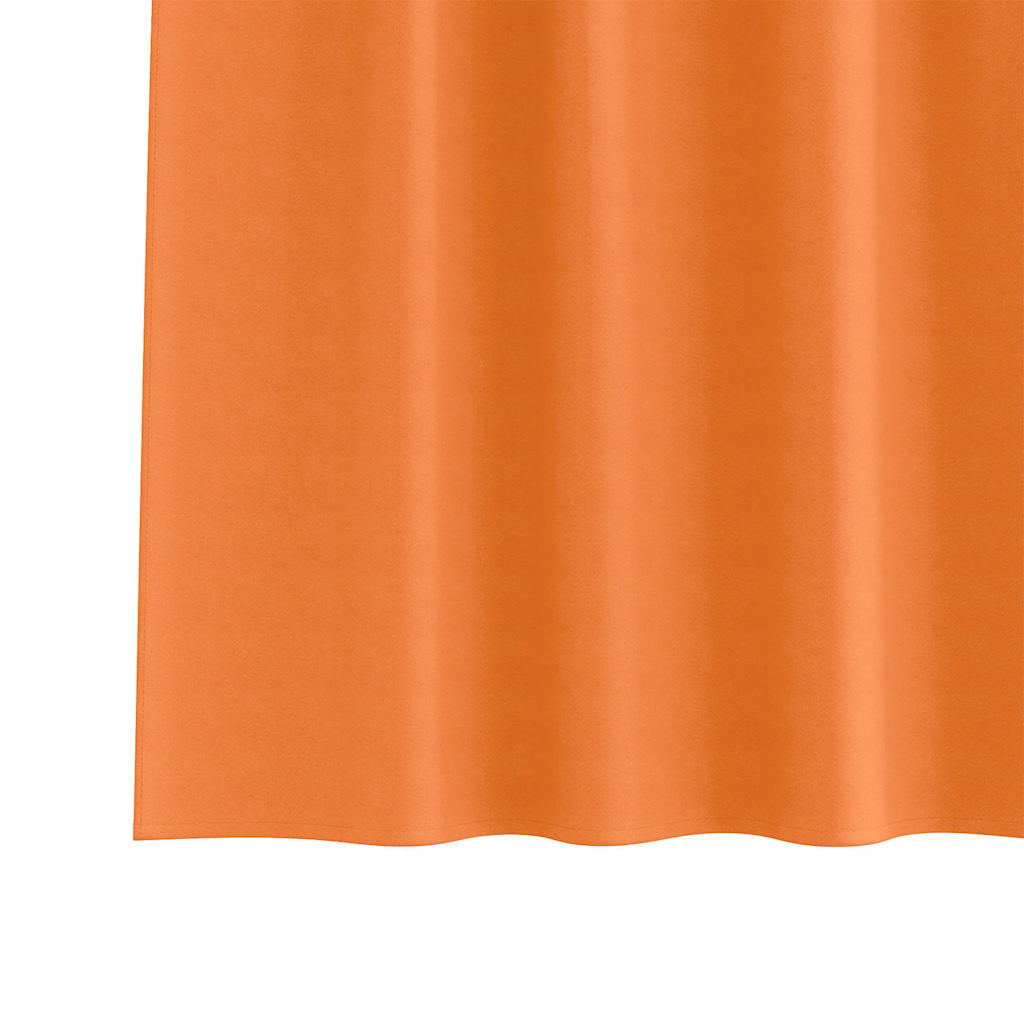 vidaXL Firany blackout z kółkami 2 pcs Jasnopomarańczowy 225 x 140 cm