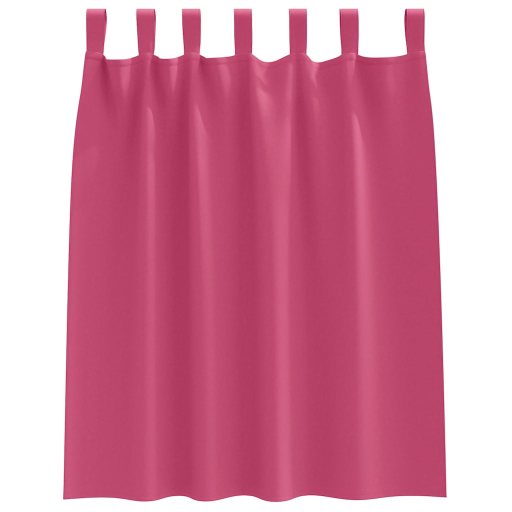 vidaXL Firany blackout z kółkami 2 pcs Jasnoróżowy 140 x 140 cm