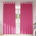 vidaXL Firany blackout z kółkami 2 pcs Jasnoróżowy 245 x 140 cm