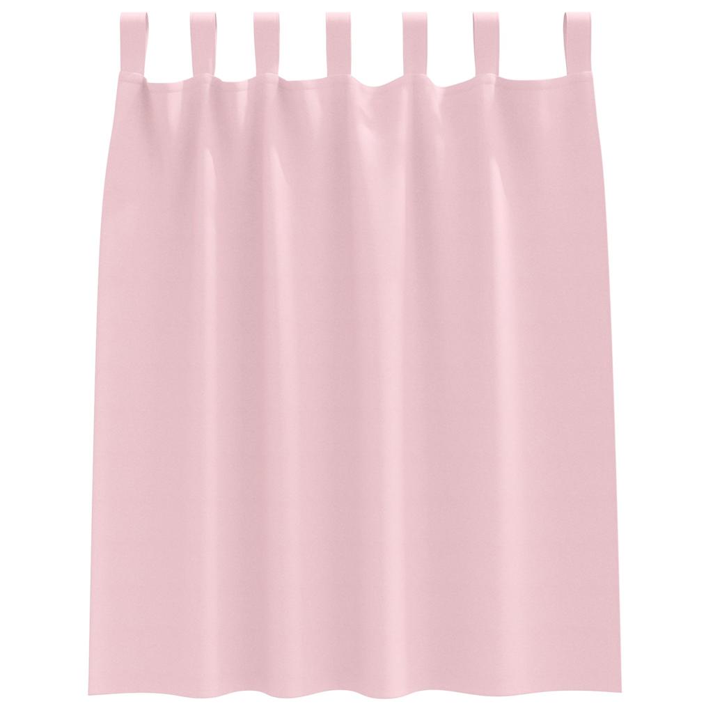 vidaXL Firany blackout z kółkami 2 pcs Dziecięcy róż 140 x 140 cm