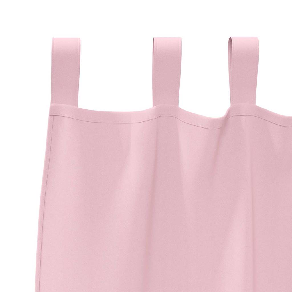 vidaXL Firany blackout z kółkami 2 pcs Dziecięcy róż 175 x 140 cm