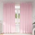 vidaXL Firany blackout z kółkami 2 pcs Dziecięcy róż 245 x 140 cm