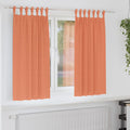 vidaXL Firany blackout z kółkami 2 pcs terakota 175 x 140 cm Poliester