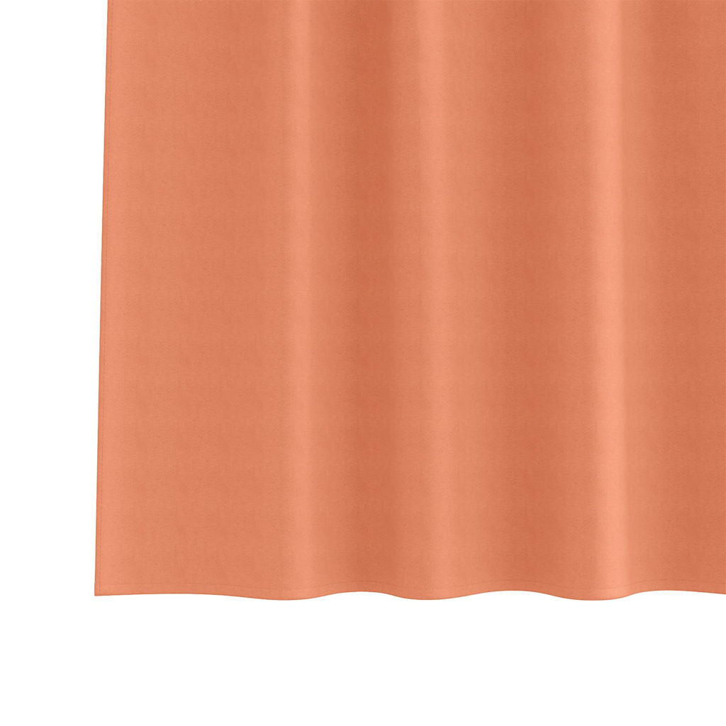 vidaXL Firany blackout z kółkami 2 pcs terakota 260 x 140 cm Poliester