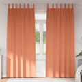 vidaXL Firany blackout z kółkami 2 pcs terakota 260 x 140 cm Poliester