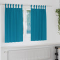 vidaXL Firany blackout z kółkami 2 pcs Turkusowy 140 x 140 cm