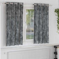 vidaXL Zasłony z weluru z zasłonami 2 pcs Szary 175 x 140 cm Aksamit