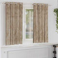 vidaXL Zasłony z weluru 2 pcs szampański 175 x 140 cm Aksamit