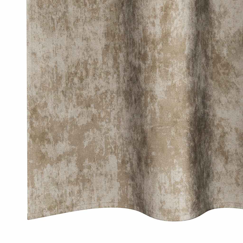vidaXL Zasłony z weluru 2 pcs szampański 225 x 140 cm Aksamit