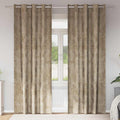 vidaXL Zasłony z weluru 2 pcs szampański 260 x 140 cm Aksamit