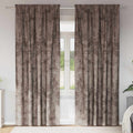 vidaXL Zasłony z weluru 2 pcs Cappuccino 225 x 140 cm Aksamit