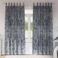 vidaXL Zasłony z weluru 2 pcs Srebrnoszary 260 x 140 cm Aksamit