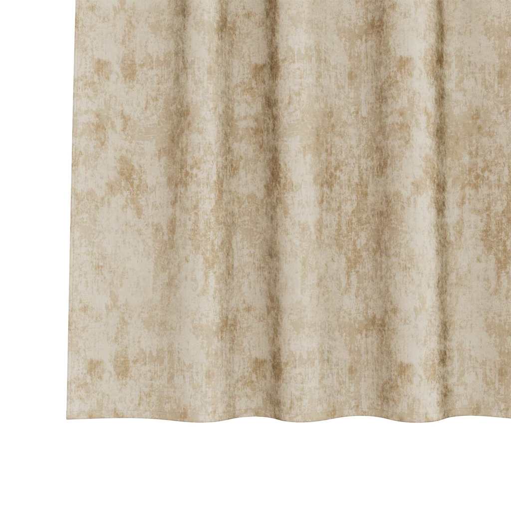 vidaXL Zasłony z weluru z zasłonami 2 pcs Kremowy 140 x 140 cm Aksamit
