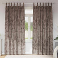 vidaXL Zasłony z weluru 2 pcs Cappuccino 260 x 140 cm Aksamit