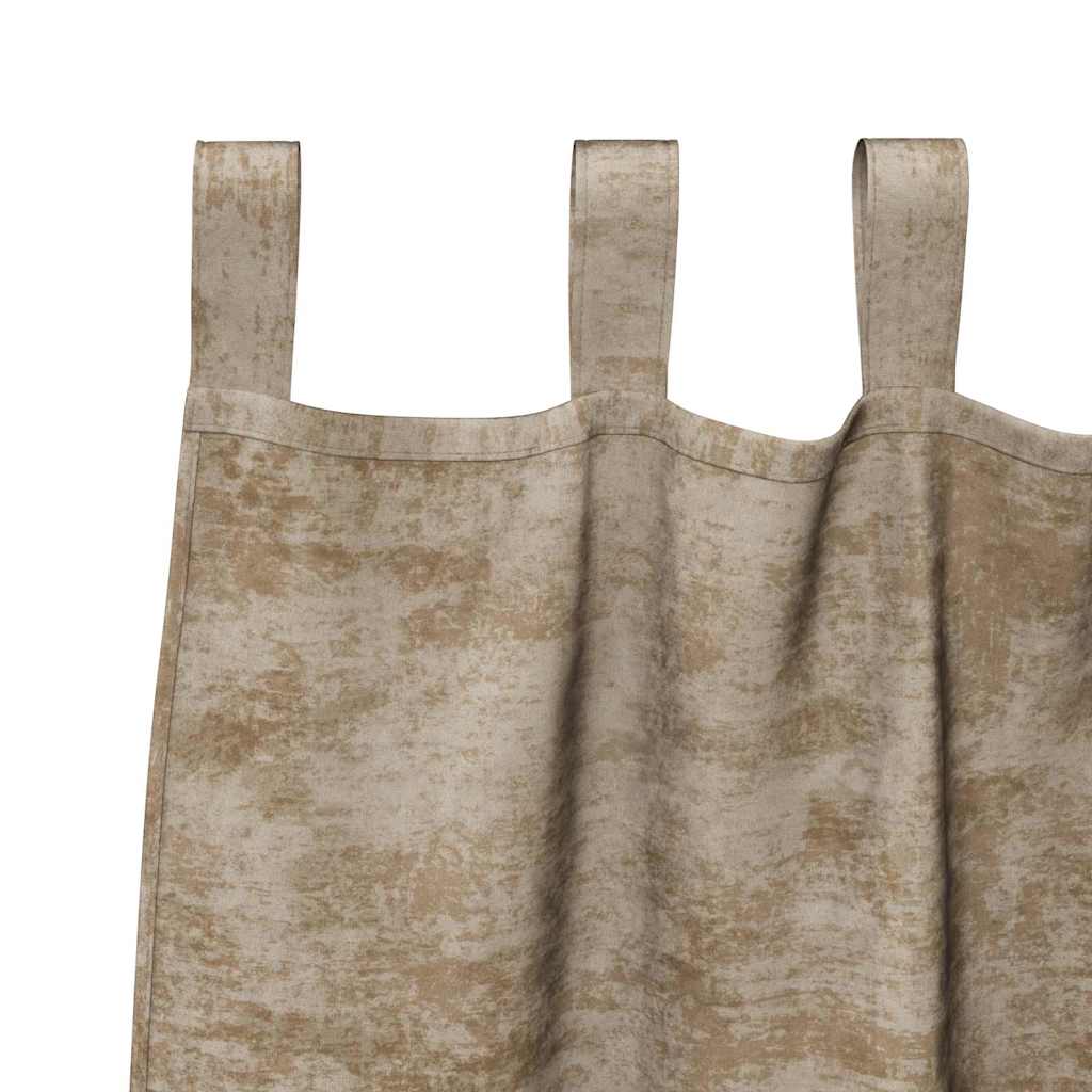 vidaXL Zasłony z weluru 2 pcs szampański 140 x 140 cm Aksamit