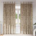 vidaXL Zasłony z weluru 2 pcs szampański 225 x 140 cm Aksamit