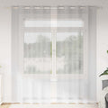 vidaXL Firany Voile 2 pcs Jasnoszary 245 x 140 cm Poliester