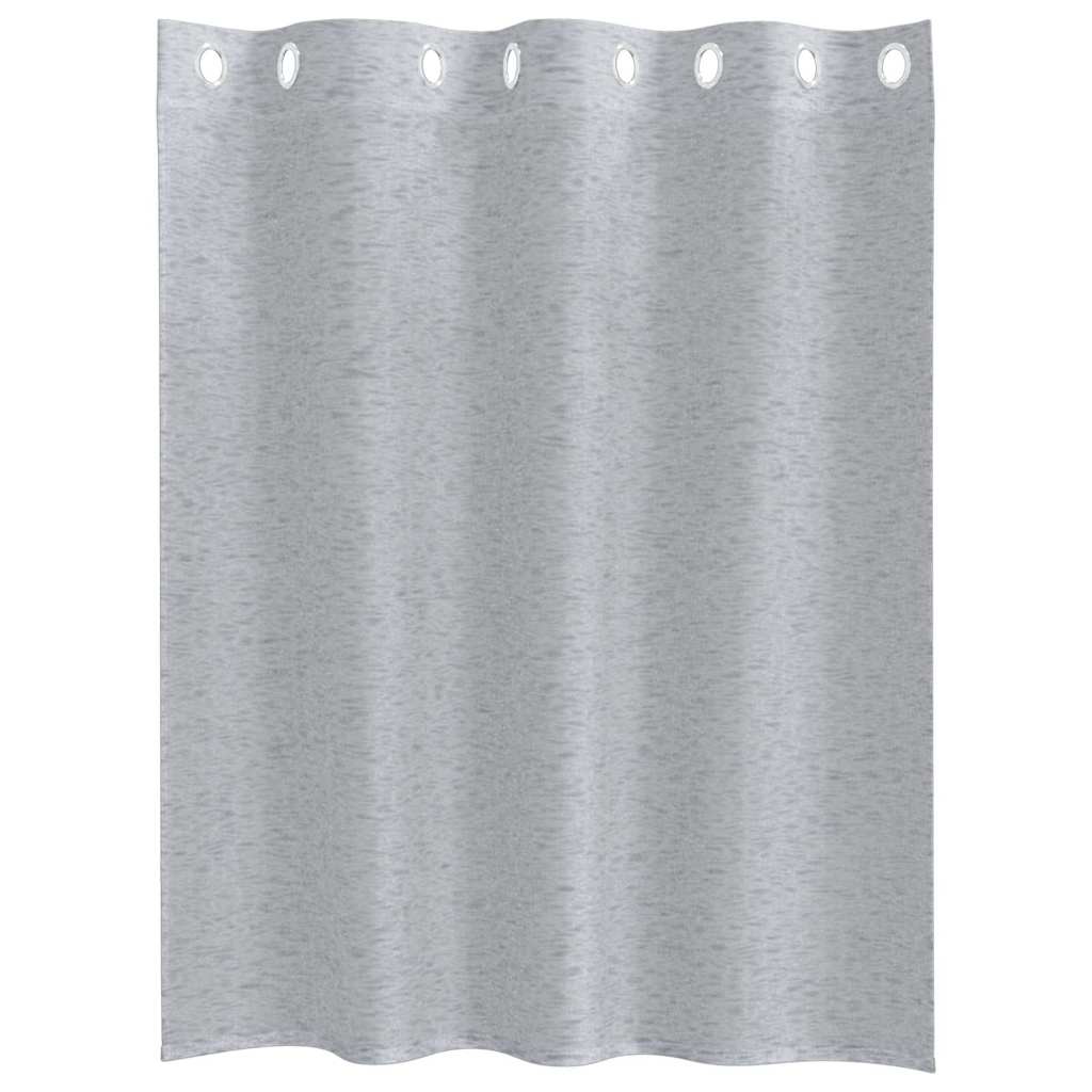 vidaXL Firany Voile 2 pcs Ciemnoszary 140 x 140 cm Poliester