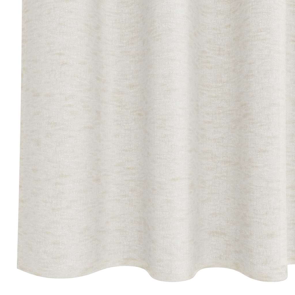 vidaXL Firany Voile z zasłonami 2 pcs Kremowy 245 x 140 cm Poliester