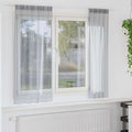 vidaXL Firany Voile 2 pcs Ciemnoszary 175 x 140 cm Poliester