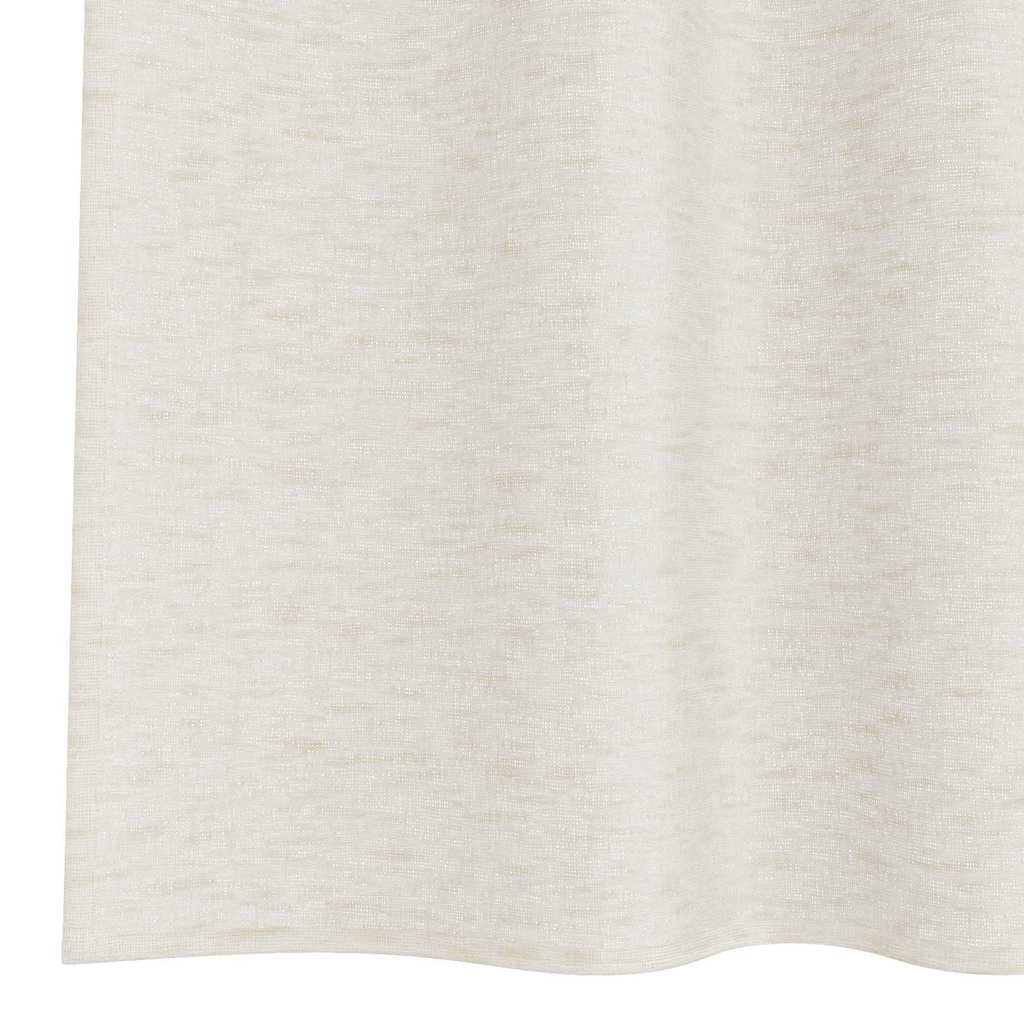 vidaXL Firany Voile z zasłonami 2 pcs Kremowy 245 x 140 cm Poliester