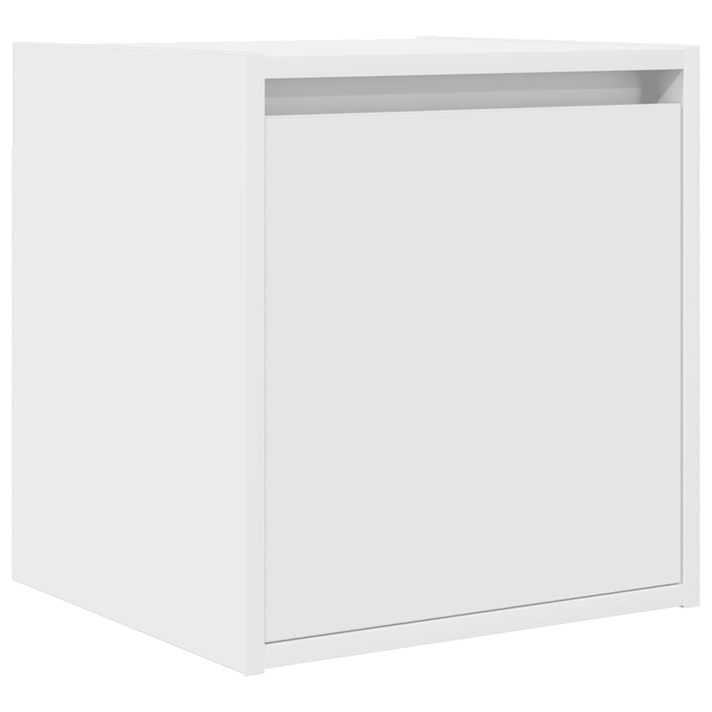 vidaXL Szafka nocna wisząca biała 38x34x40 cm