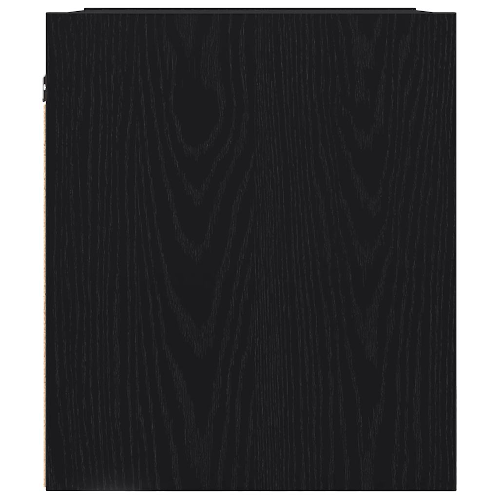 vidaXL Szafka nocna wisząca czarna 38x34x40 cm