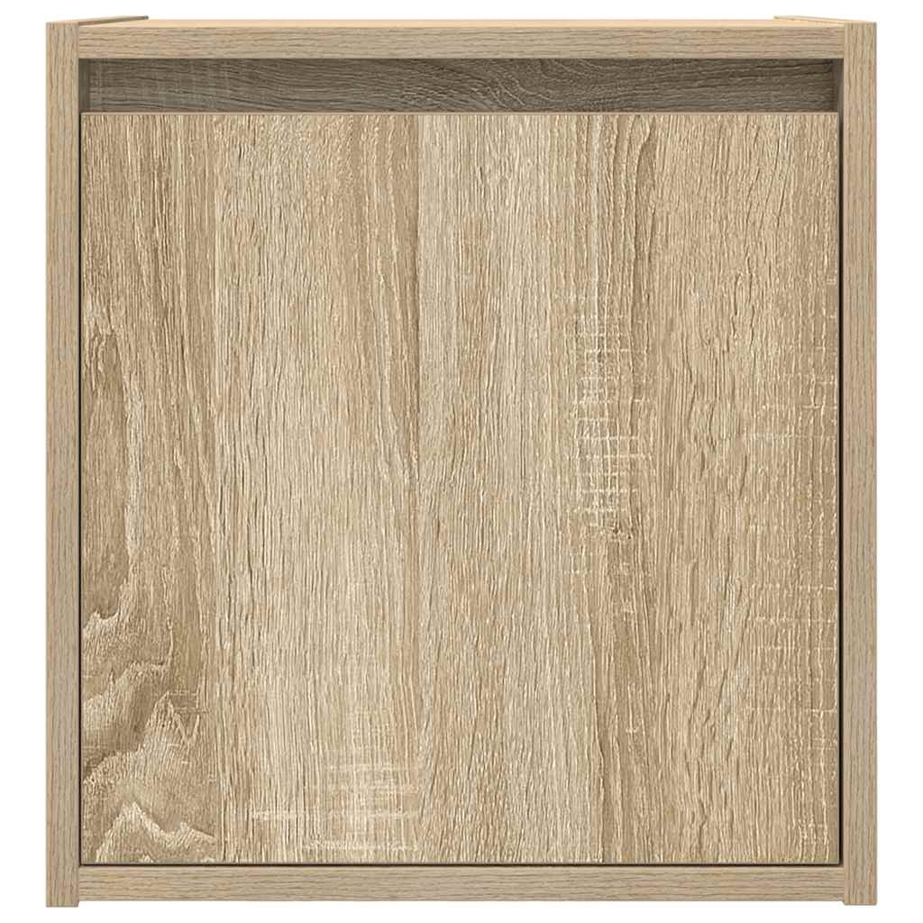 vidaXL Szafka nocna ścienna Sonoma Oak 38x34x40 cm