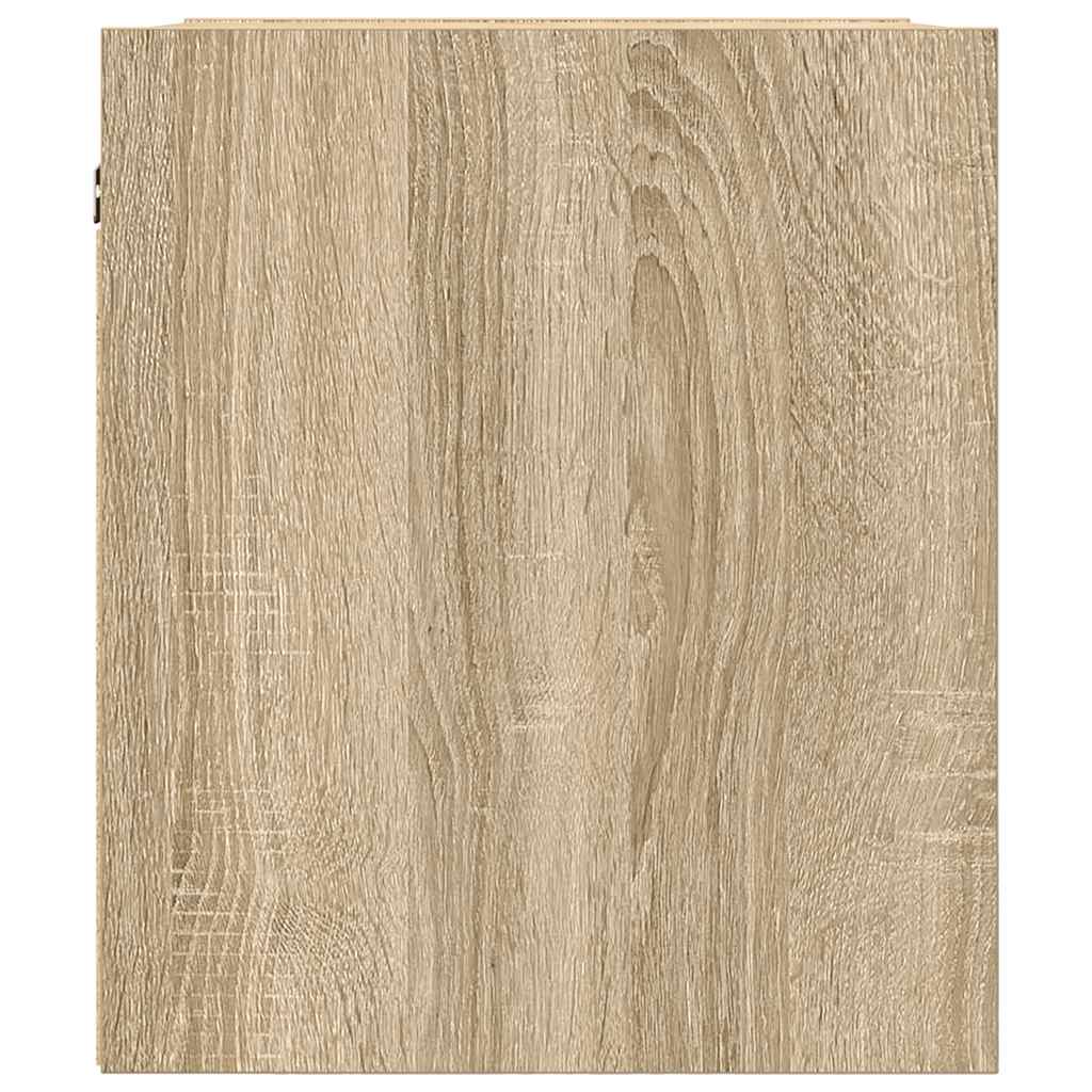 vidaXL Szafka nocna ścienna Sonoma Oak 38x34x40 cm
