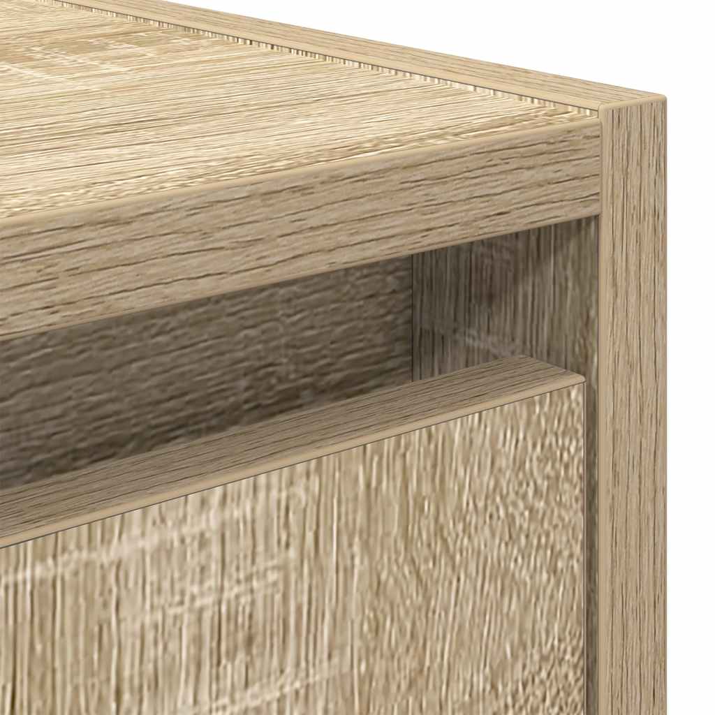 vidaXL Szafka nocna ścienna Sonoma Oak 38x34x40 cm