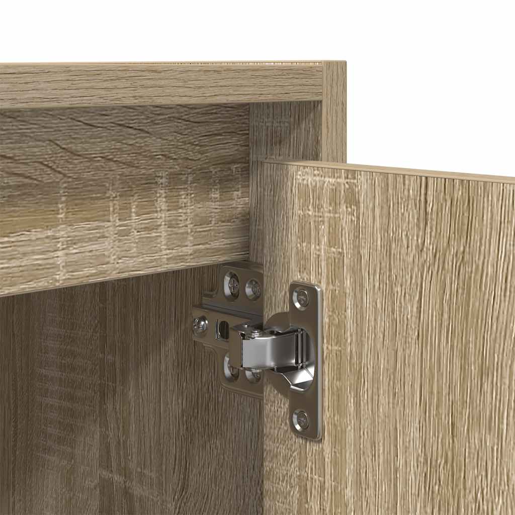vidaXL Szafka nocna ścienna Sonoma Oak 38x34x40 cm