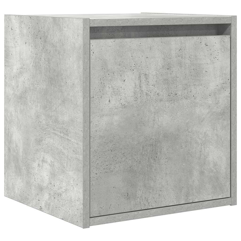 vidaXL Szafka nocna wisząca Betonowa Szara 38x34x40 cm