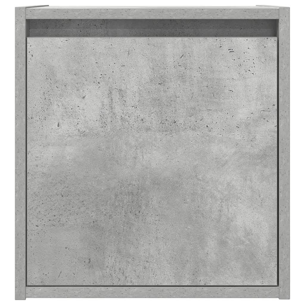 vidaXL Szafka nocna wisząca Betonowa Szara 38x34x40 cm