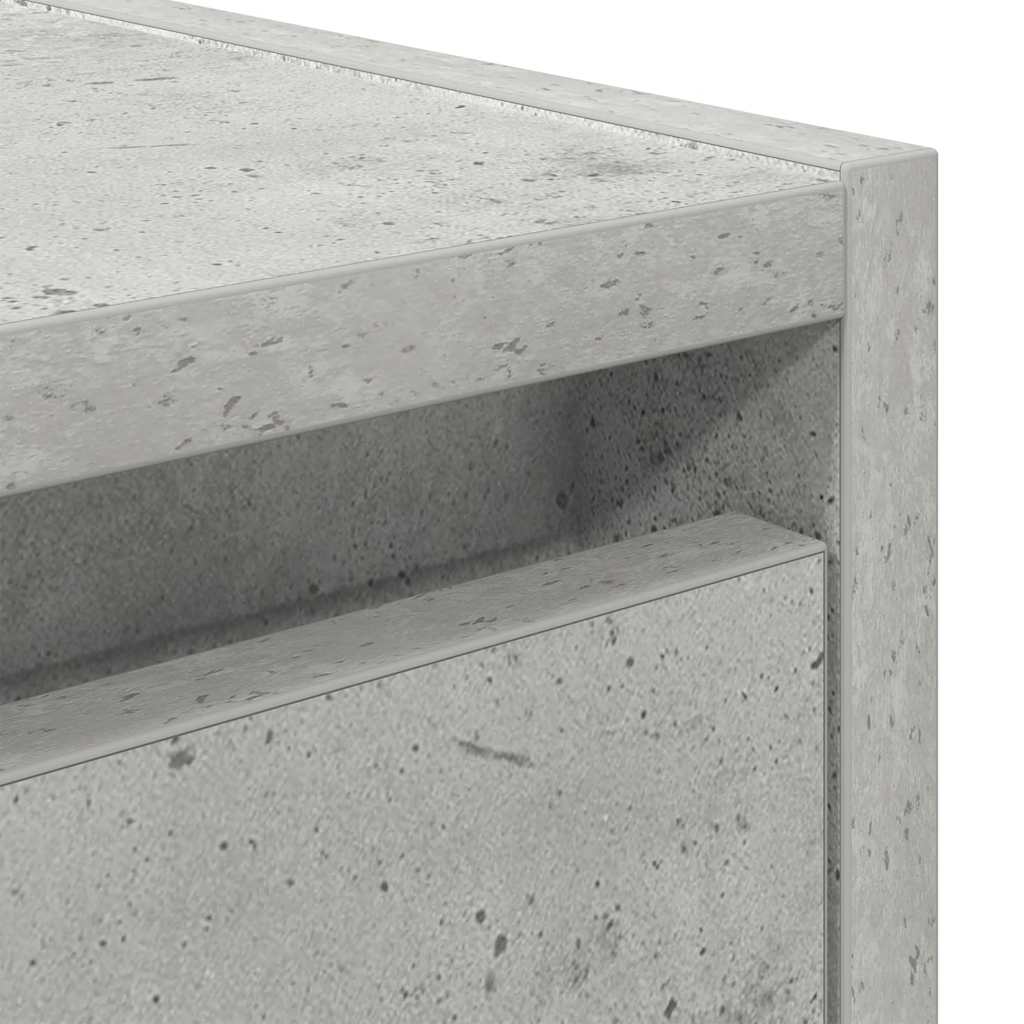 vidaXL Szafka nocna wisząca Betonowa Szara 38x34x40 cm
