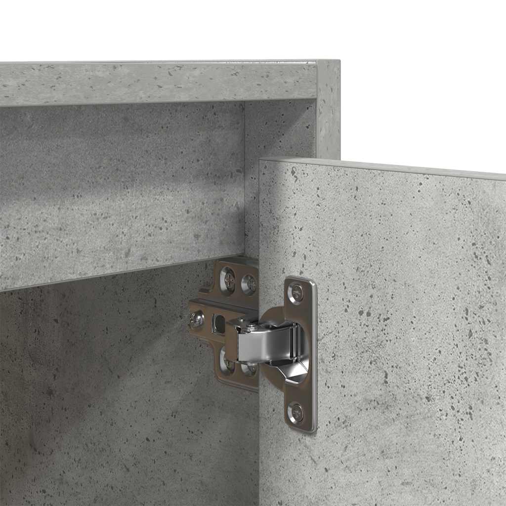 vidaXL Szafka nocna wisząca Betonowa Szara 38x34x40 cm