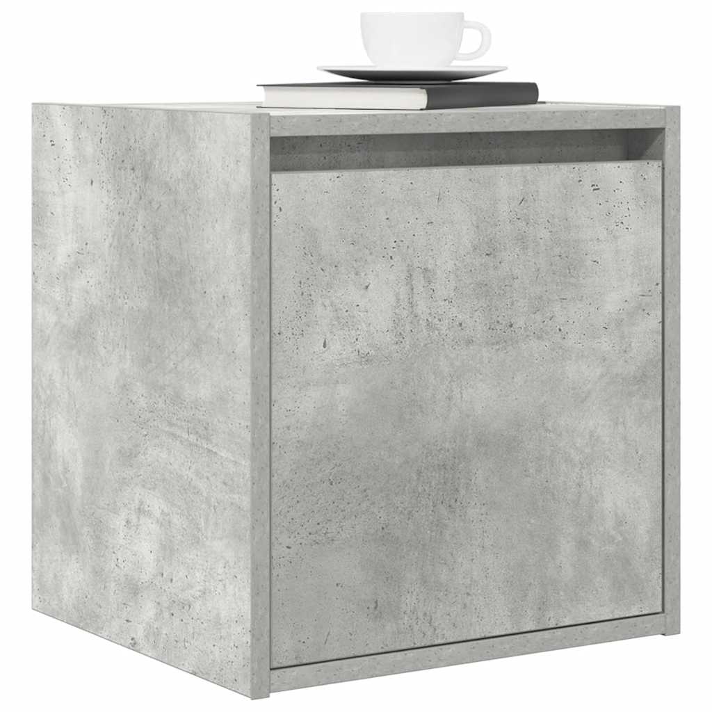 vidaXL Szafki nocne ścienne 2 szt. Betonowy szary 38x34x40 cm