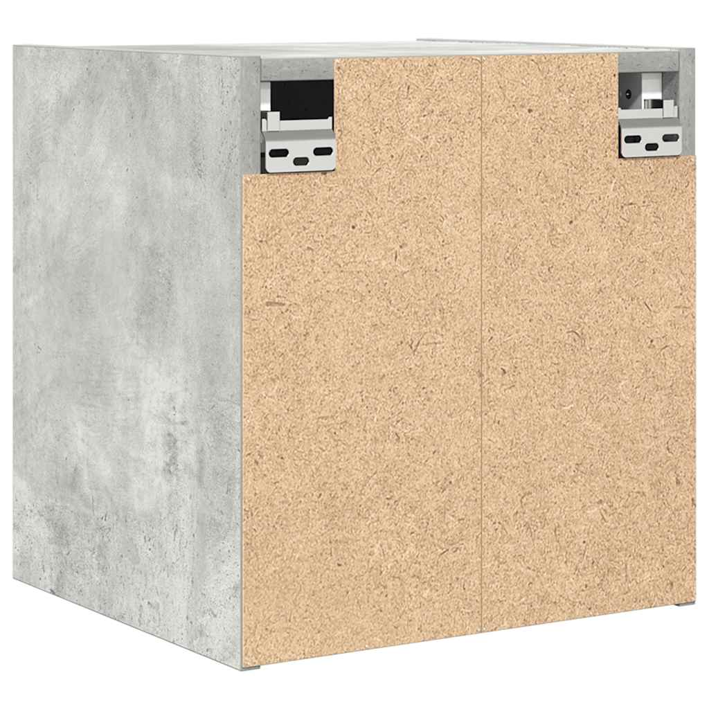 vidaXL Szafki nocne ścienne 2 szt. Betonowy szary 38x34x40 cm