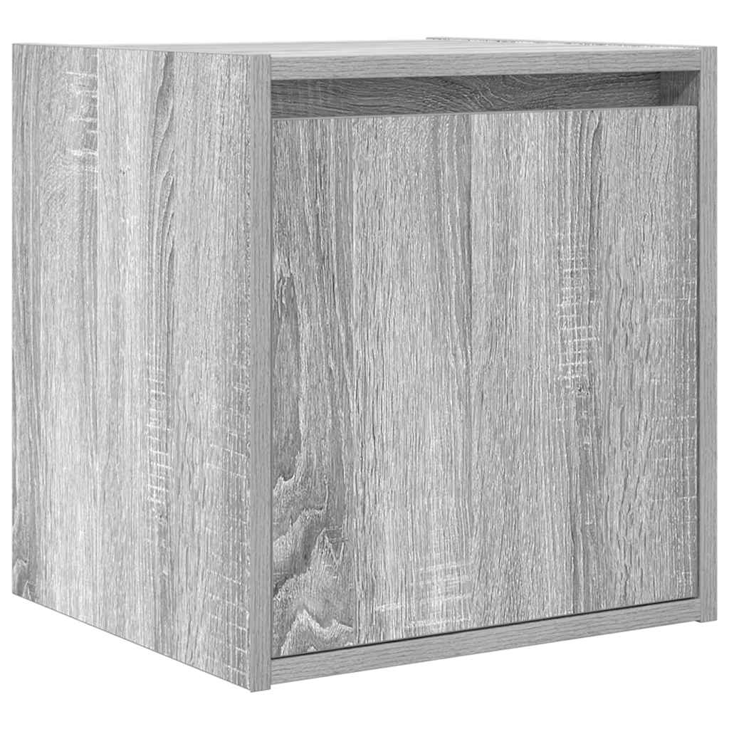 vidaXL Szafka nocna wisząca Szara Sonoma 38x34x40 cm