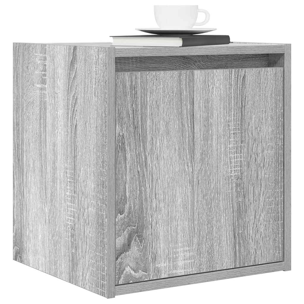 vidaXL Szafka nocna wisząca Szara Sonoma 38x34x40 cm