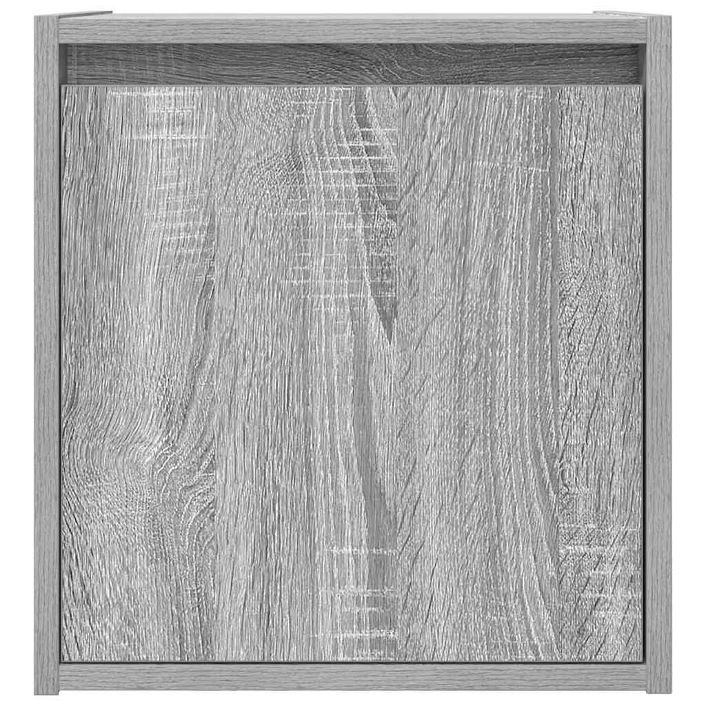 vidaXL Szafka nocna wisząca Szara Sonoma 38x34x40 cm